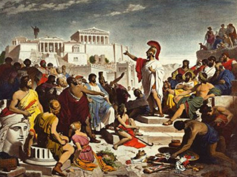 Ágora e a democracia grega